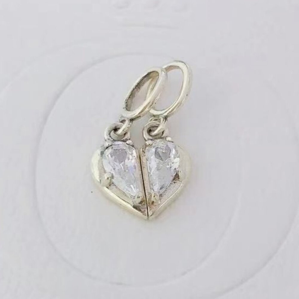 Pandora Mother & Daughter Hearts Dangle Charm